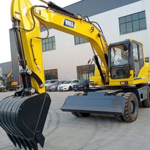 85kw Small Wheeled Excavator Flexible Operation With Changchai Engine