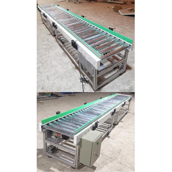 ESD-Safe Roller Conveyor Line with Drum Width 400 mm and Belt Speed 0-10 m/min For PCB Assembly