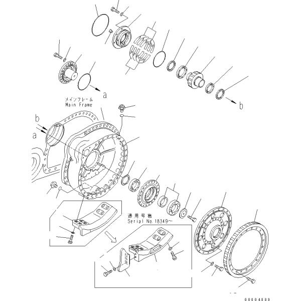 D375A-5D S/N 17743-UP (-50cent. Spec.)