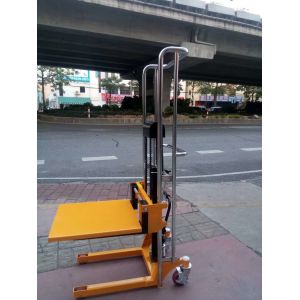 Buy cheap Mini Manual Forklift Stacker 400kg 1.7 Meter Portable Light Vehicle Structure from wholesalers