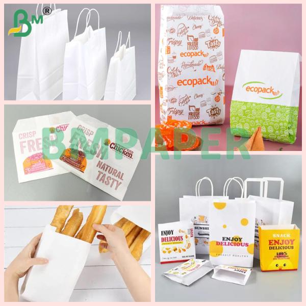 Single Glazed White Kraft Paper One Smooth Shiny Side One Matte Side Single Glazed White Kraft Paper One Smooth Shiny Side One Matte Side