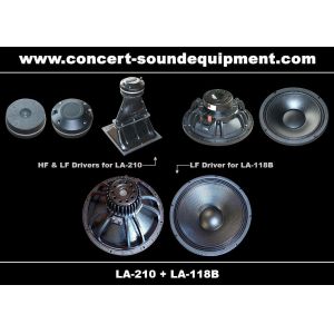 Dual 10" 480W Line Array Speaker With Neodymium Drivers