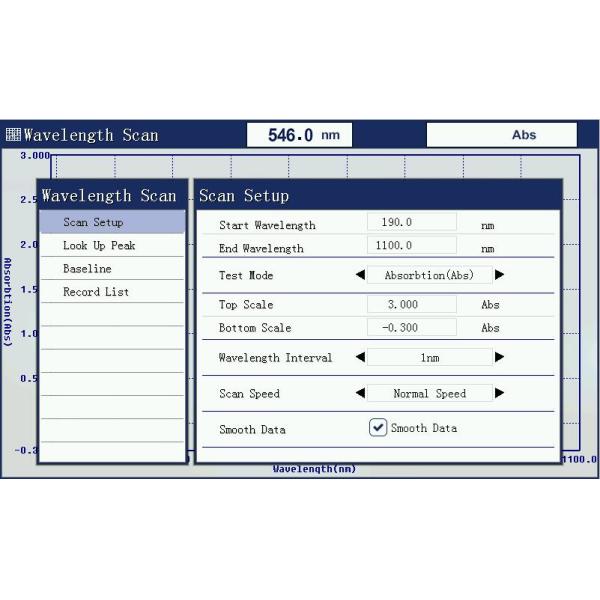 23KG UV Visible Spectrophotometer Wide Range Detection for Food and Beverage Industry