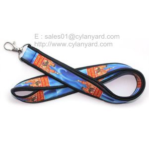 Buy cheap Dye sublimation neoprene neck strap with overlock edge from wholesalers