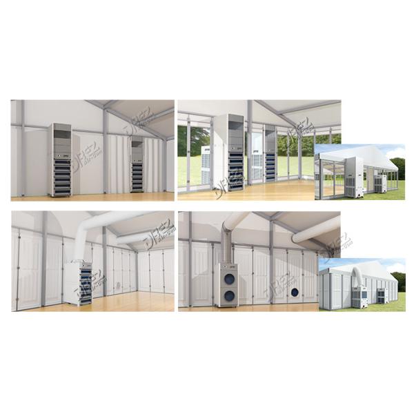 25HP Outdoor Tent Air Conditioning Systems 72.5KW Cooling Capacity 22 Ton Packaged Type