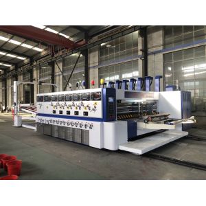 Buy cheap Automatic Printing Slotting 120pcs/Min Pizza Box Making Machine from wholesalers