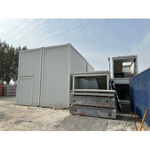 Buy cheap Modular Prefabricated Houses Flat Pack Container Tiny House Professional Customizable for Hospital 15-30 Years Service Life from wholesalers