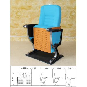 Buy cheap Moistureproof Removable Folding Theater Chairs , Collapsible Auditorium Style product