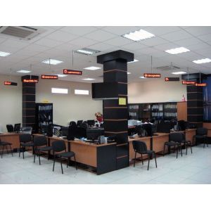 Intelligent Bank Wireless Queuing Ticket Number Dispenser System,que management