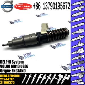 Direct Sale Diesel Fuel Injector 21244717 21106375 BEBE4F04001 For VOL MD13 USO7