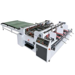 Buy cheap Double Piece 380v Carton Folding Gluing Machine Mechanical Driven from wholesalers