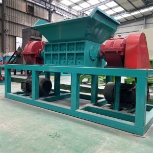 Buy cheap PS Material Waste Truck Tires Double Shaft Shredder Machine with Easy Opperation from wholesalers