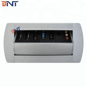 China Manual rotating conference table socket outlet with multiple power plug on sale China Manual rotating conference table socket outlet with multiple power plug on sale