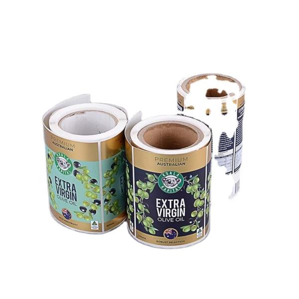 Quality Adhesive Die Cut CMYK Pantone Logo Label Sticker Custom Printed for sale