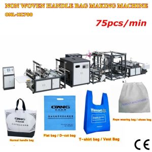 Buy cheap New design full automatic non woven handle bag making machine from wholesalers