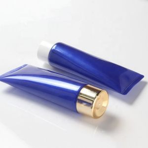 Buy cheap Flip Lid Blue 100ml Cosmetic Squeeze Tube For Body Lotion from wholesalers