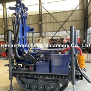 Buy cheap 180-Meter Deep Water Well Drilling Rig With A 77.3 KW Engine And Crawler Tracks from wholesalers
