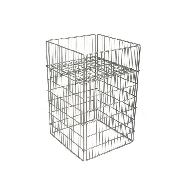 Quality Lightweight Foldable Wire Dump Bin 5.8*2.8mm Supermarket Wire Mesh Cage for sale