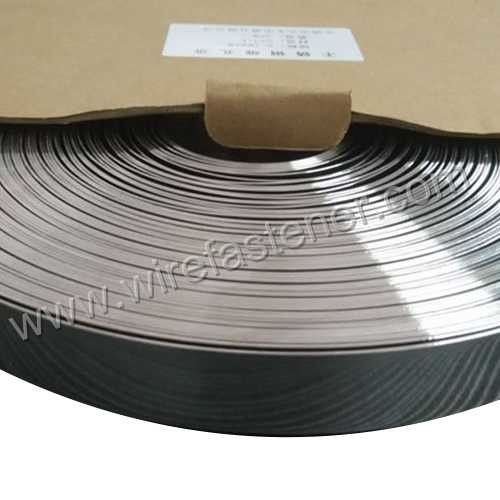 Quality 16 X 0.5mm Ss Banding Strap , Galvanized Steel Banding Tape For Power Industry for sale