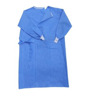 China AAMI Level 1 2 3 40g SMS Disposable Isolation Gown on sale