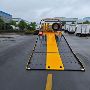 Buy cheap FAW New Brand 4x2 5 Tons Tow Truck Wrecker Truck With 6M Flat Bed from wholesalers