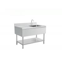 Buy cheap SS 304 1100mm Stainless Steel Kitchen Sink For Hotel product