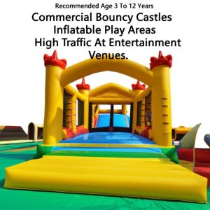Buy cheap Recommended Age 3 To 12 Years Commercial Bouncy Castles Inflatable Play Areas Designed For High Traffic At Entertainment Venues from wholesalers