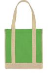 Organic cotton grocery tote bag,two tone grocery tote,recycled cotton grocery