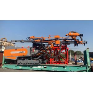 China D480A Air Compressor On Board Heavy Duty Rock Drill Rig 35m Maximum Hole Depth on sale
