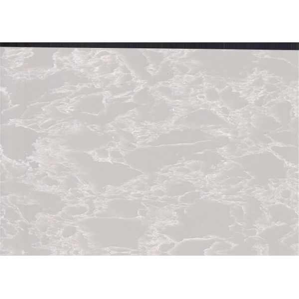 Quartz Artificial Stone Countertops White Vein Gray Engineered Stone Countertop