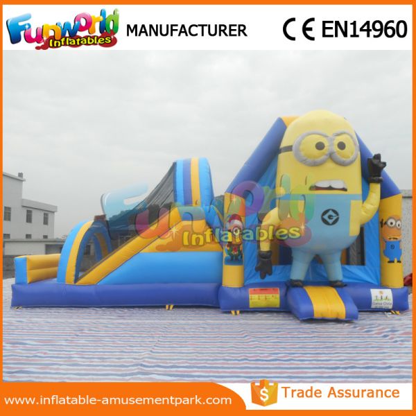 Buy cheap Durable Inflatable Spongebob Combo bounce house with slide / Inflatable Combo Units from wholesalers