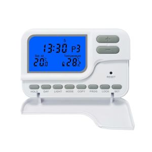 Buy cheap Riseem Digital LCD Display 7 Day Programmable Wiring a Room Thermostat with Manual Override Mode from wholesalers