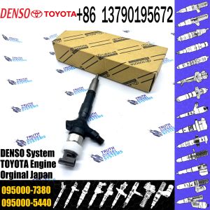 common rail fuel injector 23670-30240 095000-7380 fuel injector For Toyota 2KD