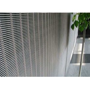 Flexible 304 316 Stainless Steel Architectural Woven Wire Mesh 2.5m 4.0m Width