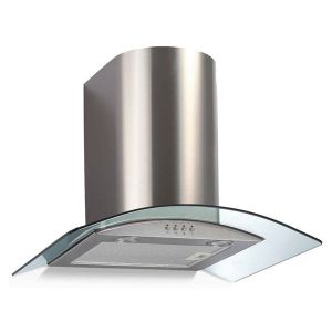 Buy cheap Silkscreen Black Range Hood Glass Curved Tempered 8 mm Harder from wholesalers