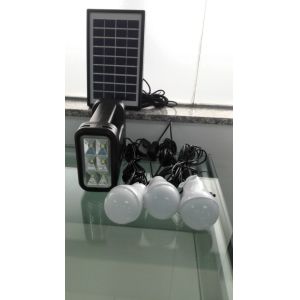 Buy cheap Hot-seeling in Africa rechargeable New energy 4W DIY solar lighting home system with 3 led light for 3 rooms lighting from wholesalers