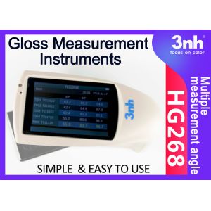 High Precision Gloss Measurement Instruments NHG268 20° 60° 85° Degree Easy To