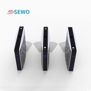 China RS485 TCP/IP Flap Barrier Gates Fast and Controlled Passage for Traffic Environments on sale China RS485 TCP/IP Flap Barrier Gates Fast and Controlled Passage for Traffic Environments on sale