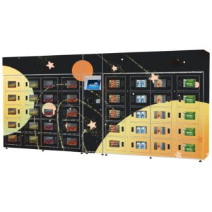 Buy cheap Market Shopping Refrigerated Cabinet Locker LED Mall Using Smart from wholesalers