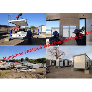 Modular Flat Pack Container Office Rooms For Temporary Use Prefab Transportable