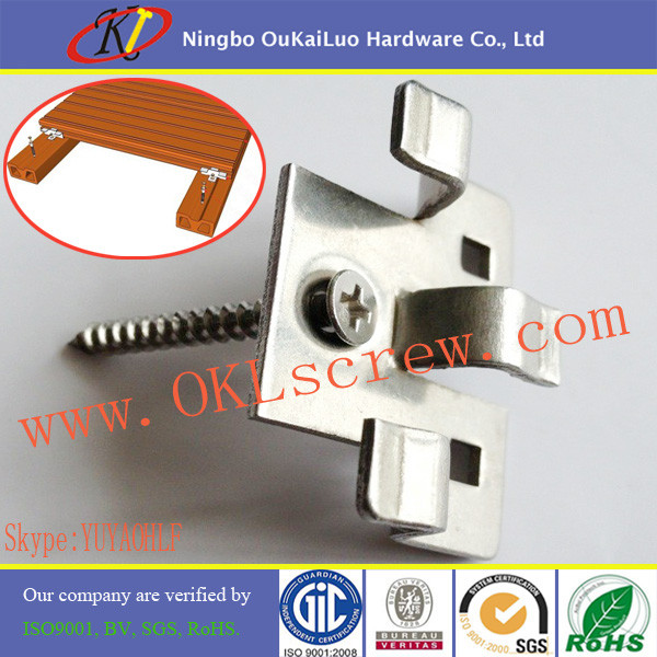Buy cheap Stainless Steel WPC Decking Clips and Screws from wholesalers