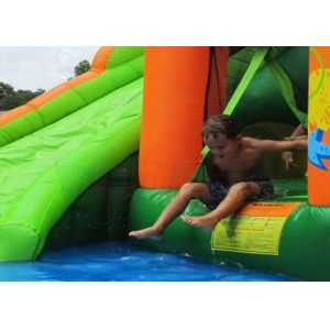 0.55mm Tarpaulin Plato Pool Slide Inflatable Water Parks
