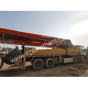 Buy cheap SG5366THB M46 Cylinder Type 2013 Putzmeister 46m Second Hand Concrete Pump Truck Pump from wholesalers