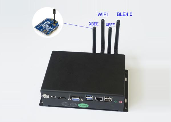 Buy cheap J1900 Processor Industrial Box PC With WiFi Bluetooth And 2 XBEE PRO S2C Modules from wholesalers