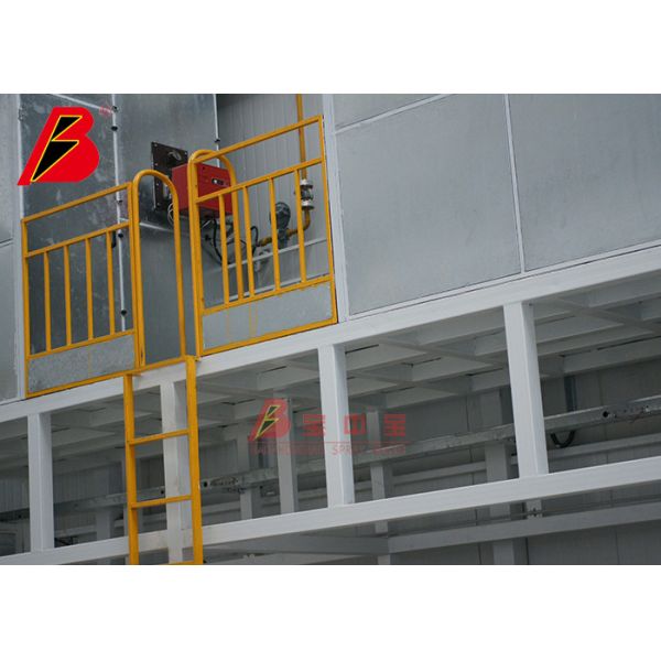 Quality Dig Ground Diesel Truck Container Baking 60um Industrial Paint Lines for sale