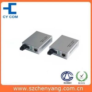 Buy cheap Fiber Optic Media Converter (10/100M WDM 1310&550nm single fiber SM 20Km SC) from wholesalers