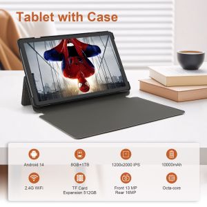C idea 10.36 inch Android 15 Tablet 8GB RAM 1TB ROM Model CM10016 PLUS gray