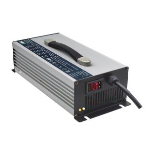 Buy cheap Silver 24V Li Ion Charger 65A Intelligent Lithium Battery Charger from wholesalers