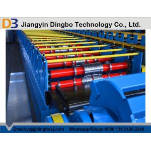 Sheet Metal Decking Roll Forming Machine with PLC Controlling System for