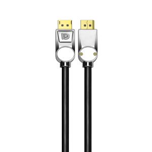 China 8K 60Hz 4K 120Hz Display Port Cable Zinc Alloy Dp 1.4 Male To Male Ethernet on sale